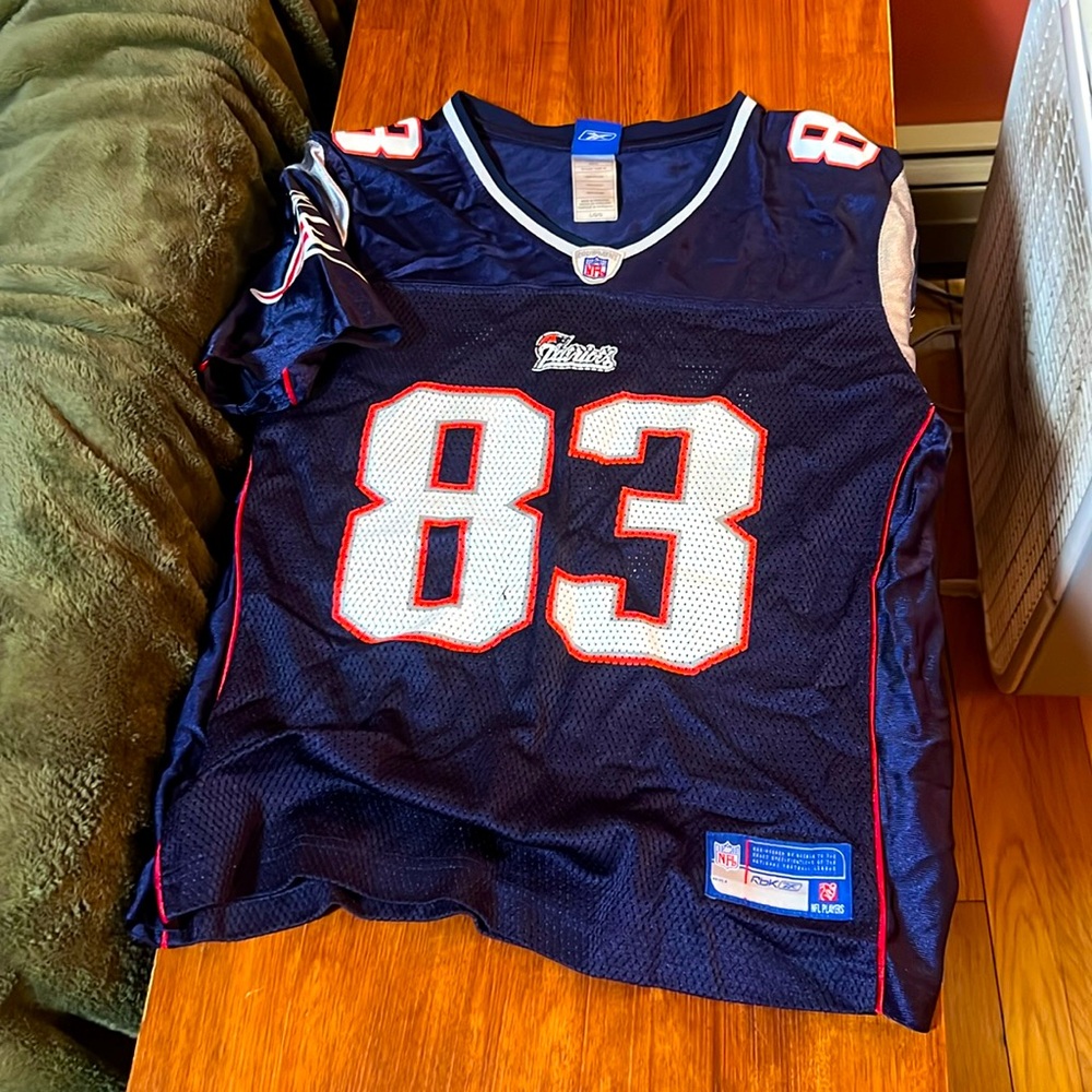 Gronk official jersey or a welker jersey